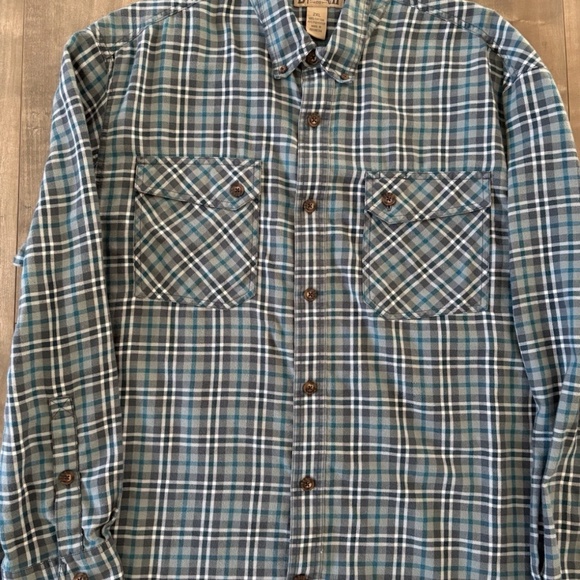 Duluth Men’s 2XL Long Sleeve Plaid Button Up Shirt NWOT - Picture 3 of 14